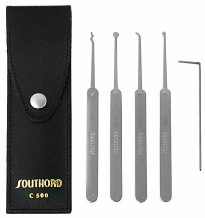 Five Piece Slim Line Lock Pick Set - C500 
