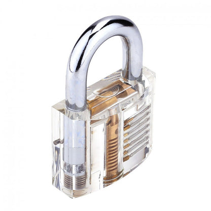 BROCKHAGE® Clear Demonstration & Practice Padlock - by Brockhage