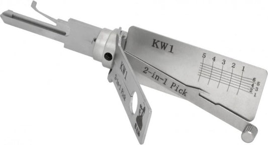 Kwikset (KW1) 5 Pin 2-in-1 Tool - by Original Lishi