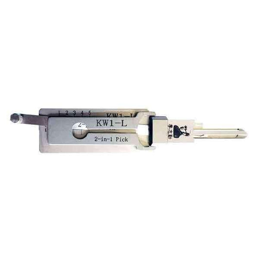 KW1-L- 5-Pin Kwikset Keyway Tool 2-in-1 Pick - Left Hand / Reverse 