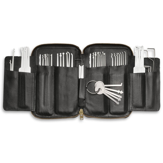 Sixty-nine Piece Lock Pick Set with Metal Handles - MPXS-62