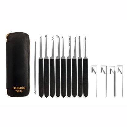 14 Piece Polymer Handle Pick Set
