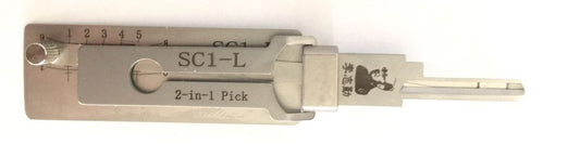 Schlage SC1 Reverse SC1-L-AG Lishi 2 in 1 tool